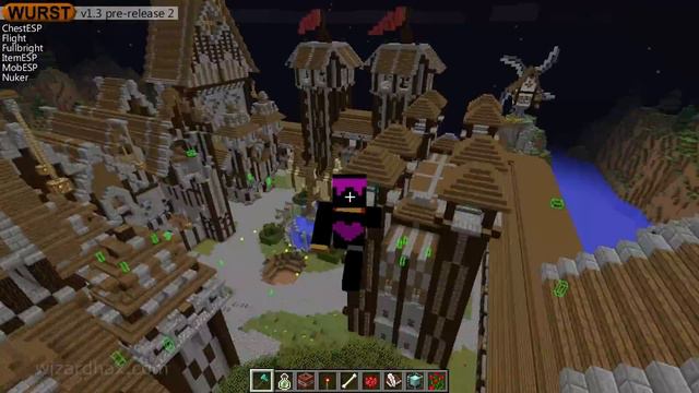 Minecraft - Wurst 1.8 - 1.8.9 Hacked Client - WiZARD HAX смотреть онлайн