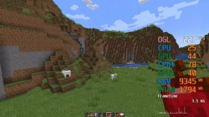 GeForce RTX 3050 -- AMD Ryzen 5 3600 -- Minecraft FPS Test