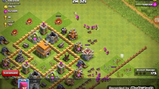 450 GEMS YAY!!!!!!!! AND 1250 TROPHIES Clash Of Clans смотреть онлайн