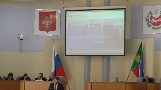 48 сессия Верховного Совета Хакасии Доклад главы РХ Валентина Коновалова смотреть онлайн