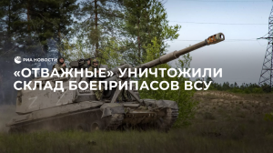 "Отважные" уничтожили склад боеприпасов ВСУ