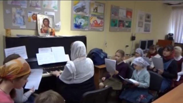 Занятие церковным пением с детьми смотреть онлайн
