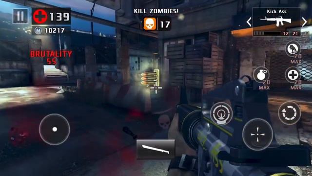 Kick Ass (New Weapon!) (Dead Trigger 2 Gameplay) смотреть онлайн