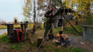 ИЗБА СУМАСШЕДШЕГО. ОТПРАВИЛСЯ В ДАЛЬНЮЮ ИЗБУШКУ С НОЧЁВКОЙ. СБОР КЛЮКВЫ НА СЕВЕРЕ. ТАЕЖНАЯ ЖИЗНЬ