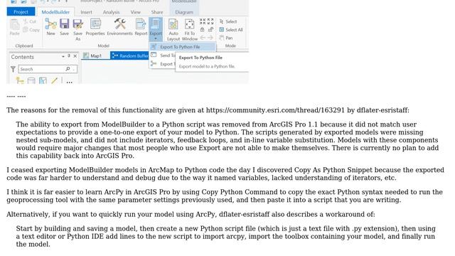 GIS: ArcGIS Pro unable to export models as Python code (3 Solutions!!) смотреть онлайн