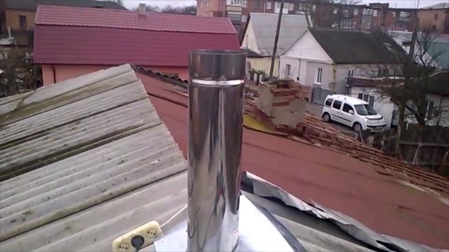 Проход дымохода через перекрытие смотреть онлайн