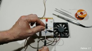 Терморегулятор  кулера на трех деталях.  cooler thermostat on three parts.