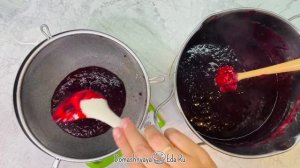 Ягодное пюре из Чёрной смородины!Заготовка для десертов!!