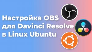 Настройка OBS для Davinci Resolve в Linux Ubuntu