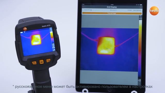 testo 868, 871, 872 - 15. Работа с мобильным приложением testo Thermography App смотреть онлайн