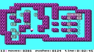 IBM PC - Sokoban Solution - Level 13