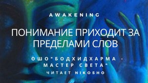 Ошо - "Бодхидхарма - мастер света" I Понимание приходит за пределами слов