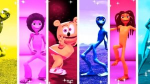 Dance challenge Dame tu cosita VS Patila VS Me Kemaste VS Crazy Frog Color Dance Challenge