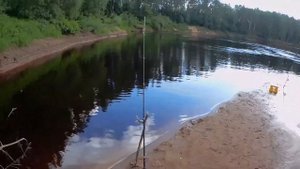 Рыбалка на реке Оять.