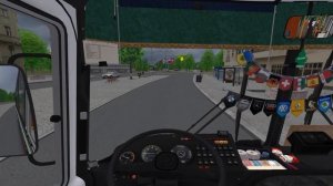 Omsi 2 ПАЗ 32054-07 с МКПП для города, карта Омнинск