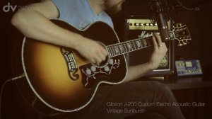 Gibson J-200 Custom Electro Demonstration