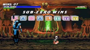 Classic Sub-Zero - Arcade - Champion - Mortal Kombat Trilogy ( PS1 )