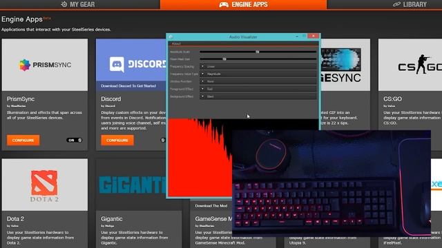 SteelSeries Engine: Audio Visualizer смотреть онлайн