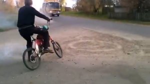 самодельный велик с пилой урал