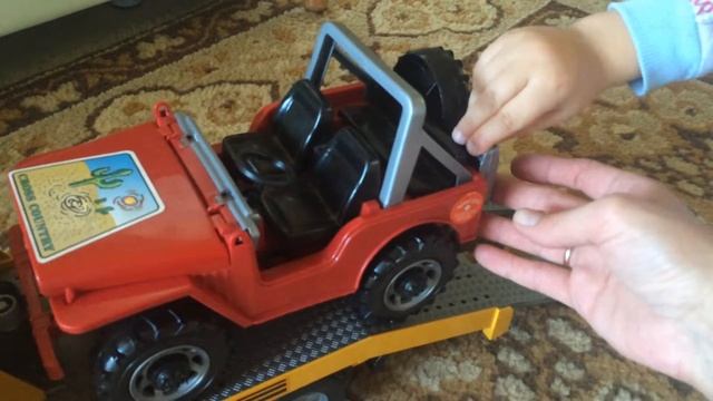 ЭВАКУАТОР MERSEDES, BRUDER, ВЕЗЕМ ВНЕДОРОЖНИК В АВТОСЕРВИС, TOW MERCEDES