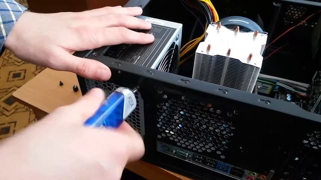 Замена блока питания в компьютере. Ремонт компьютера своими руками. смотреть онлайн