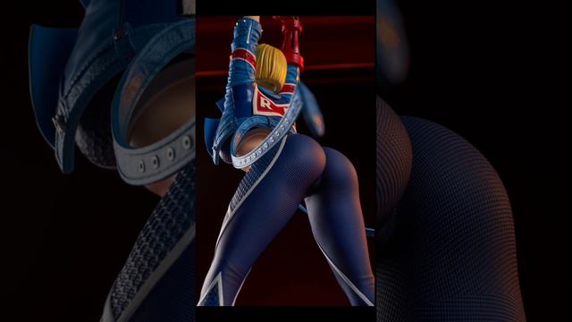Lazydog Studio 1/4 Cammy White / Android 18 Statue Preview
