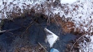 Сточные воды в реку Самаринка с территории Руцкого.