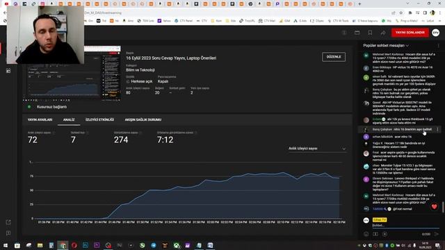 16 Eylül 2023 Laptop Önerileri, Soru Cevap Canlı Yayını смотреть онлайн