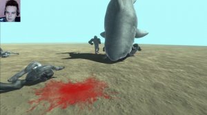 Мегалодон против Нокаут Гориллы | Кто сильнее? Animal Revolt Battle Simulator