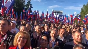 ??Реакция жителей Луганска на речь Путина