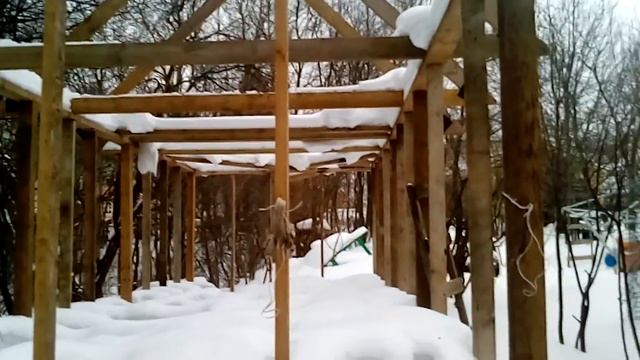 Стройка сарая-стайки для животных//Фундамент//Каркас смотреть онлайн