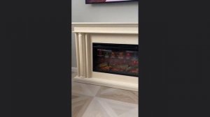 Электрокамин InterFlame Элеганс с очагом FreeSpace 40 бежевый