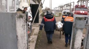 Пожарно-тактическое учение на подстанции "Талашкино"