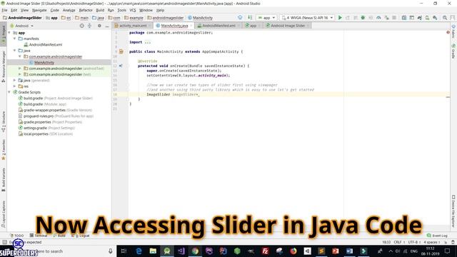 Android ImageSlider Tutorial смотреть онлайн