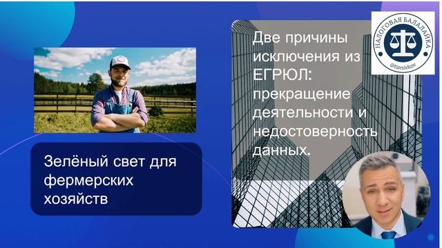Причины исключения ООО и ИП из государственных реестров #фнс #налоги
