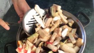 Чудо , белые баклажаны -  закуска на зиму !