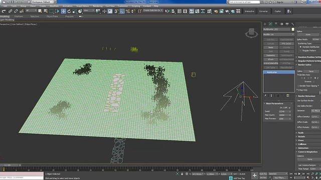 Как засадить траву между камней тропинки мультискаттером / Multiscatter смотреть онлайн
