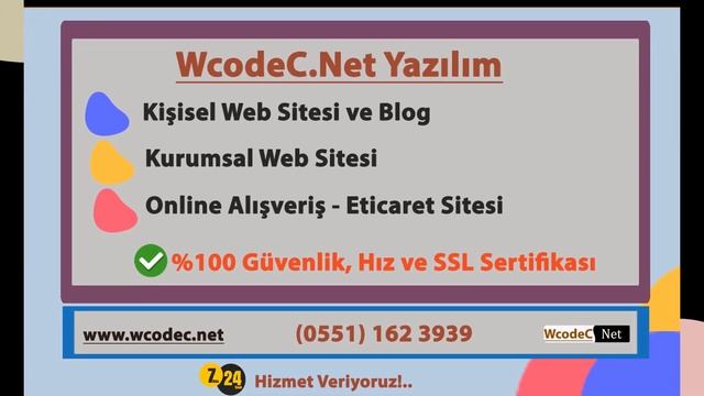 WcodeC.Net SEO Web Yazılım смотреть онлайн