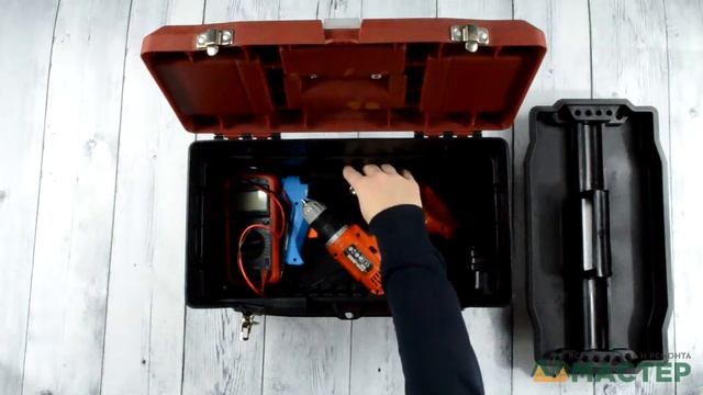 Ящик для инструмента пластмассовый Зубр 38324 смотреть онлайн