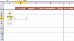 How to Create Data Scrollbar in Excel in Hindi