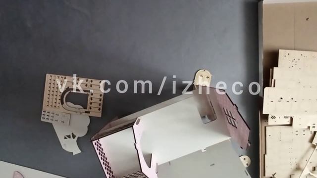 Сборка Кукольного домика "Горошек" смотреть онлайн