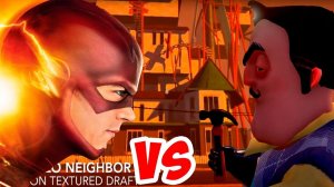 HELLO NEIGHBOR ALPHA ЗА 1 МИНУТУ. САМОЕ БЫСТРОЕ ПРОХОЖДЕНИЕ ПРИВЕТ СОСЕД АЛЬФА. ФЛЕШ