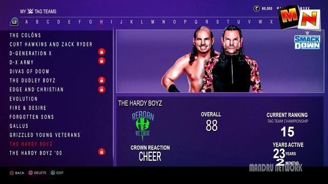 WWE 2K20 Tagteams with overalls for playstation 4 and X box One moded Version смотреть онлайн