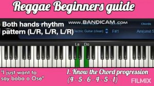 Reggae Piano tutorial
