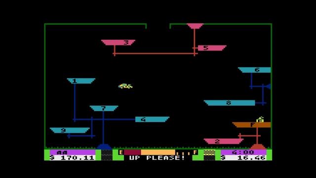 Atari XL/XE: Space Taxi смотреть онлайн