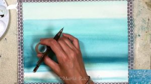 Ocean Bokeh in Watercolor Painting Tutorial