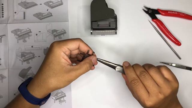 GRAND PIANO 3D metal model || 11th Assembly смотреть онлайн