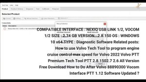 Testing New VOLVO PREMIUM TECH TOOL 2.8.150