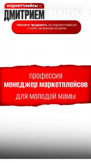 Менеджер маркетплейсов в декрете: обучение от государства, курсы с дипломом / Дмитрий Шалаев