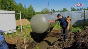 Автономная газификация, газгольдер для частного дома. Русский Газ